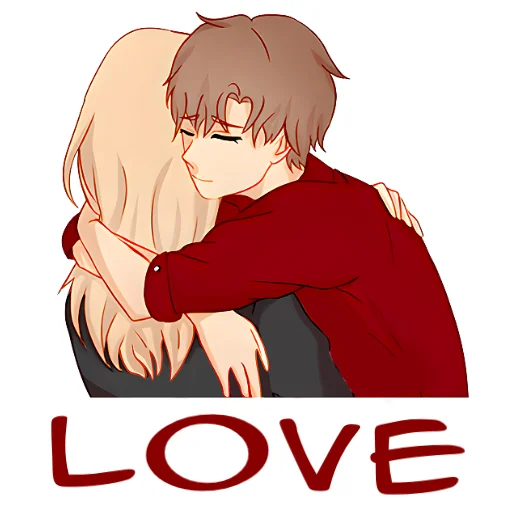 ❤️ Стикер «Любовь в воздухе 2» для Telegram