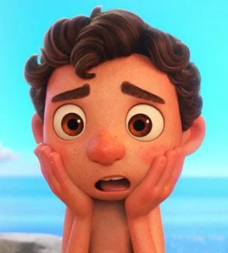 😰 Стикер «Luca (Pixar)» для Telegram