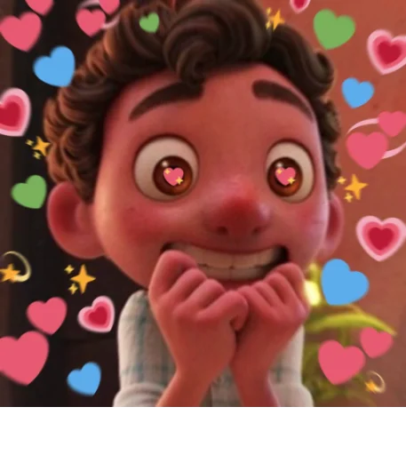 😍 Стикер «Luca (Pixar)» для Telegram