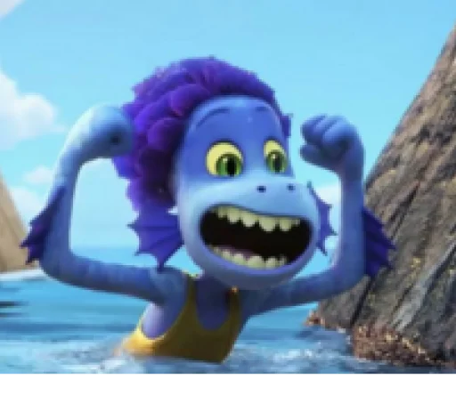 💪 Стикер «Luca (Pixar)» для Telegram