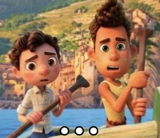 😰 Стикер «Luca (Pixar)» для Telegram