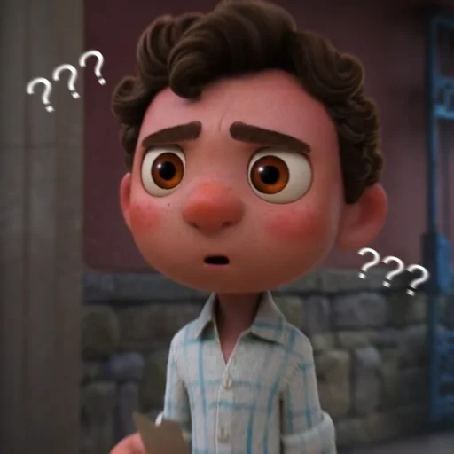 🤔 Стикер «Luca (Pixar)» для Telegram