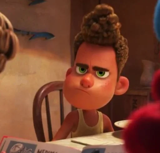 😠 Стикер «Luca (Pixar)» для Telegram