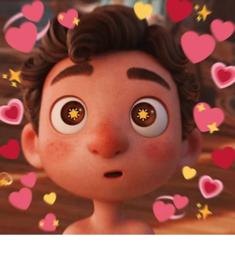 😍 Стикер «Luca (Pixar)» для Telegram
