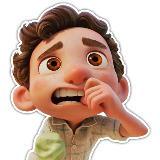 😨 Стикер «Luca» для Telegram