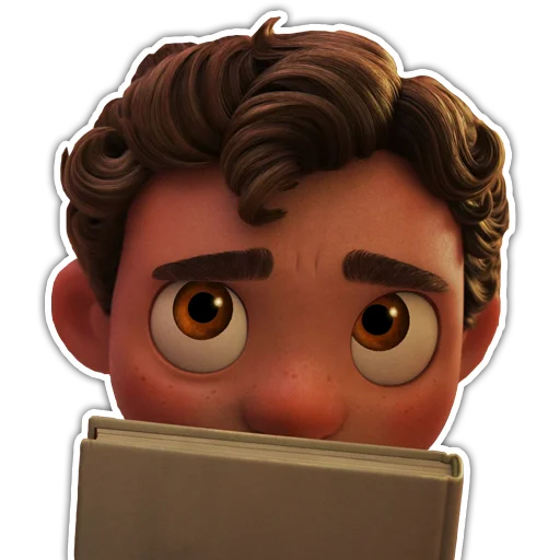 📓 Стикер «Luca» для Telegram