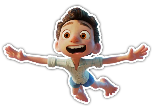 ✈️ Стикер «Luca» для Telegram