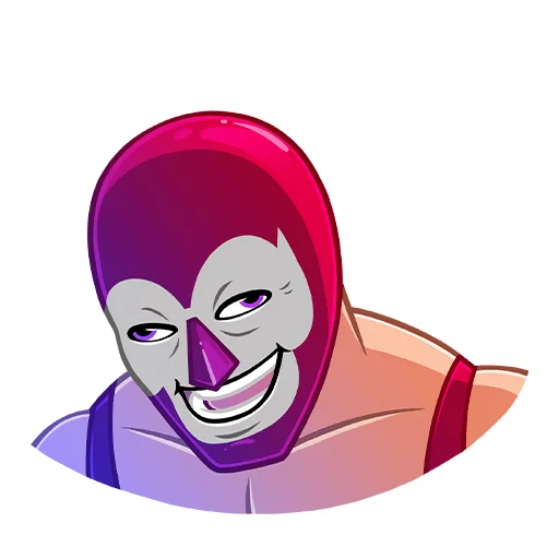 😆 Стикер «Лучадор Бобо» для Telegram