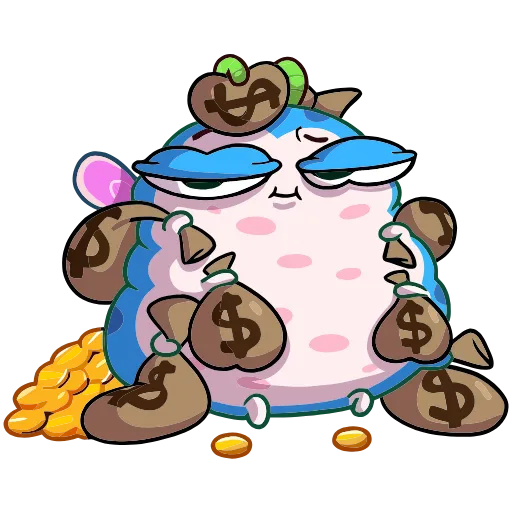 💰 Эмодзи «Бабочка Лусия» для Telegram