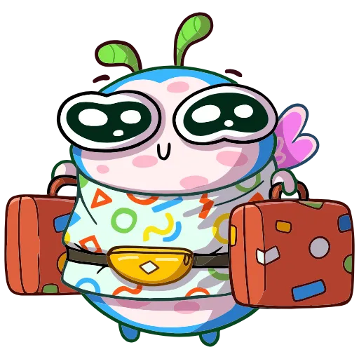 🧳 Эмодзи «Бабочка Лусия» для Telegram