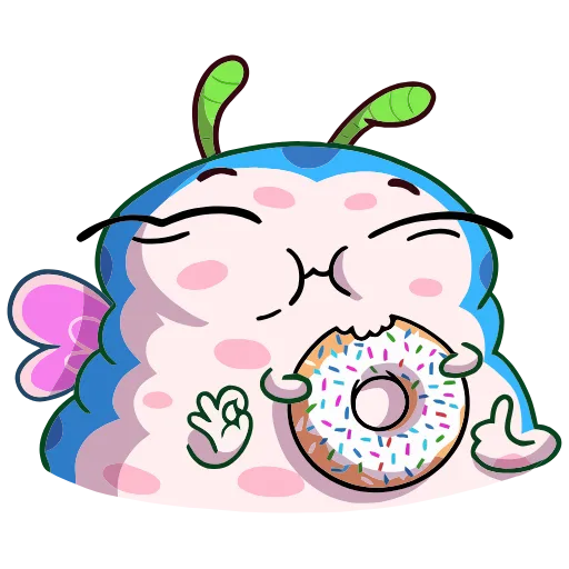 🍩 Эмодзи «Бабочка Лусия» для Telegram