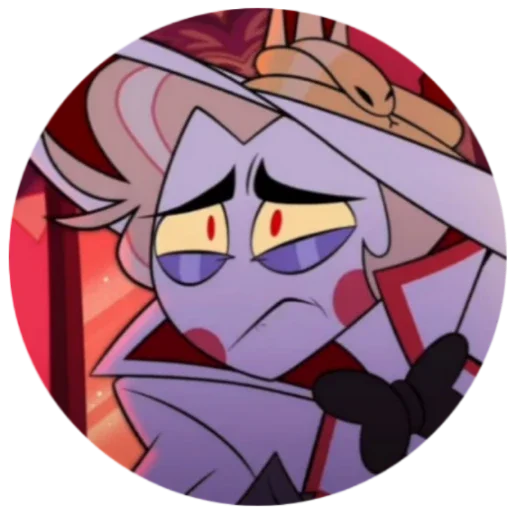 😔 Стикер «Lucifer Hazbin Hotel» для Telegram
