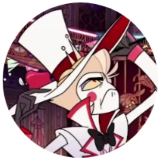 😠 Стикер «Lucifer Hazbin Hotel» для Telegram