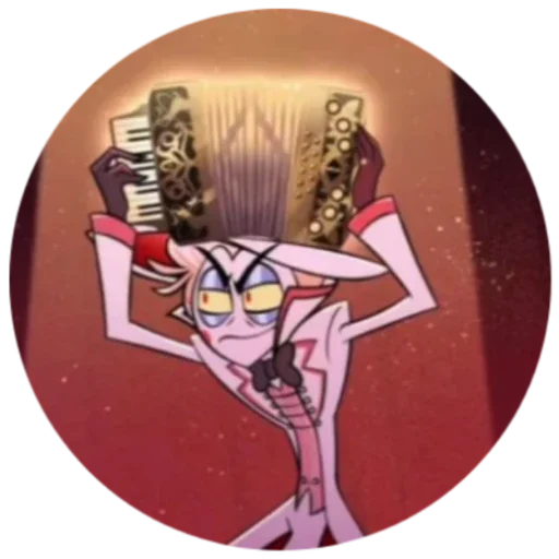 😈 Стикер «Lucifer Hazbin Hotel» для Telegram
