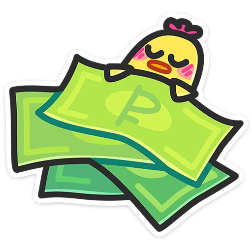 🤑 Стикер «Утя-путя» для Telegram