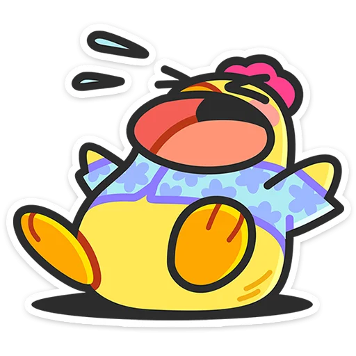 😫 Стикер «Утя-путя» для Telegram