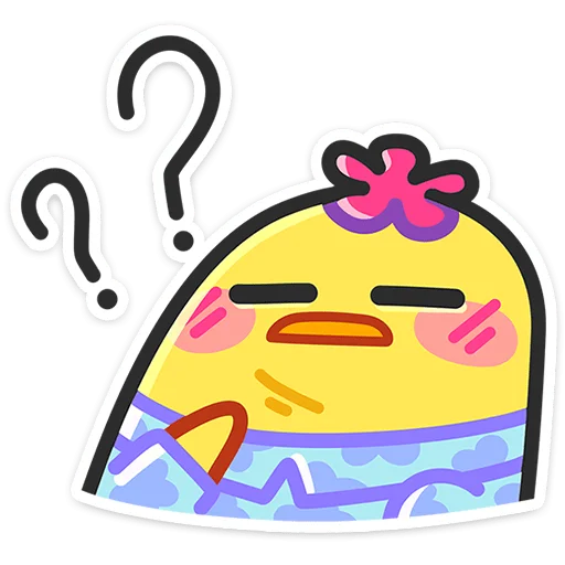 🤔 Стикер «Утя-путя» для Telegram