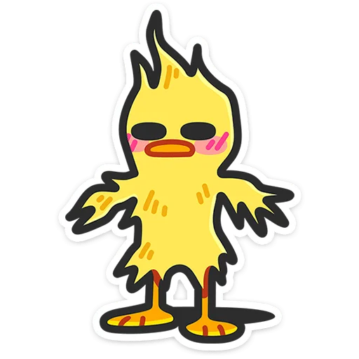 🐥 Стикер «Утя-путя» для Telegram