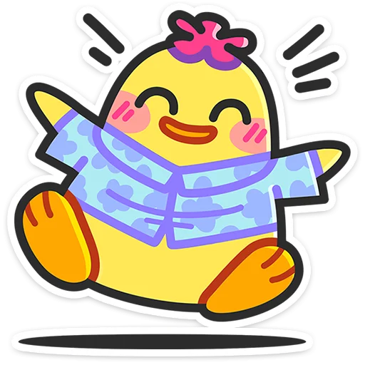 ☺️ Стикер «Утя-путя» для Telegram
