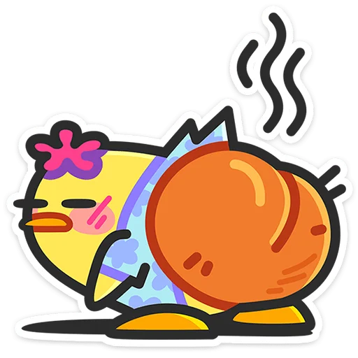 🍗 Стикер «Утя-путя» для Telegram