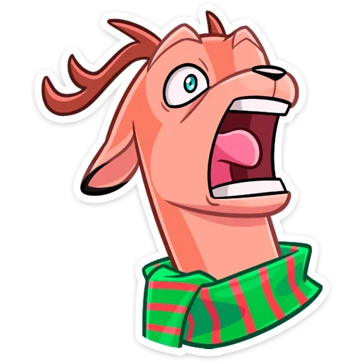 😱 Стикер «Лаки» для Telegram
