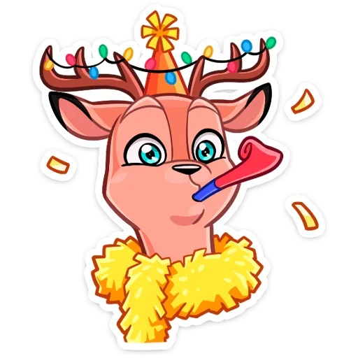 🥳 Стикер «Лаки» для Telegram