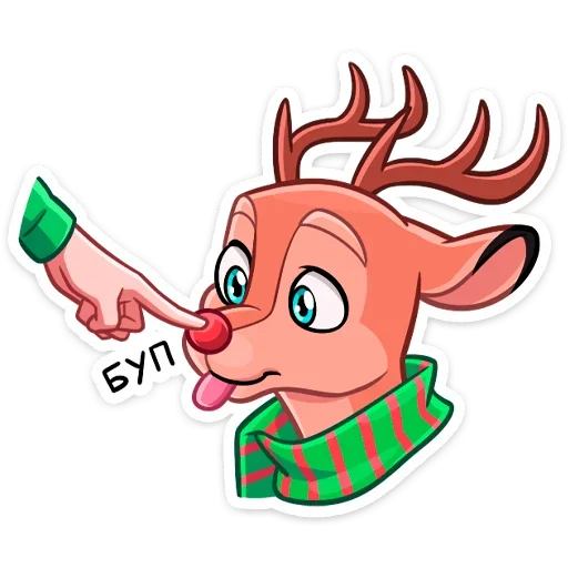 👺 Стикер «Лаки» для Telegram