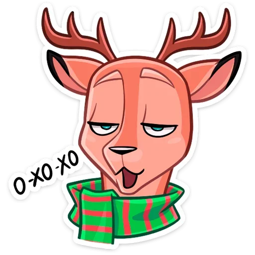 🎅 Стикер «Лаки» для Telegram