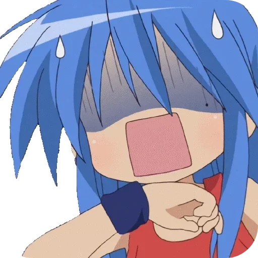 👄 Стикер «Lucky Star Konata» для Telegram