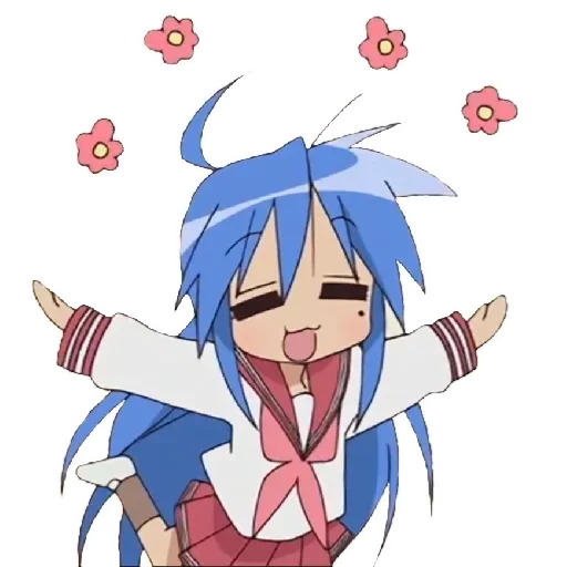 👄 Стикер «Lucky Star Konata» для Telegram