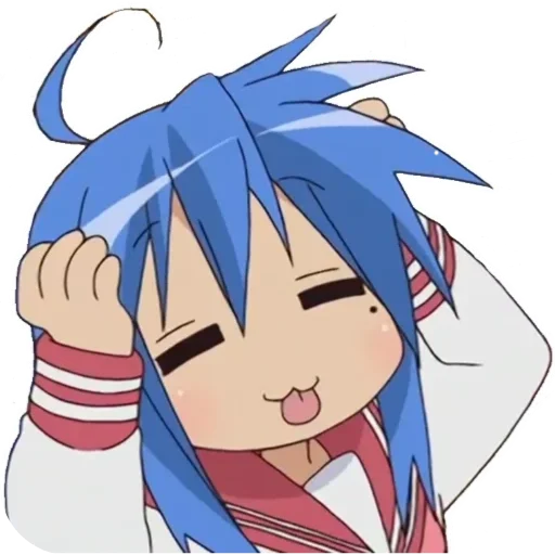 👄 Стикер «Lucky Star Konata» для Telegram