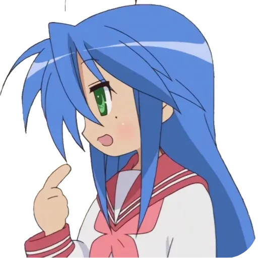 Стикерпак Lucky Star Konata для Telegram