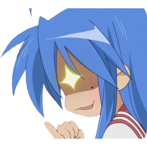 👄 Стикер «Lucky Star Konata» для Telegram