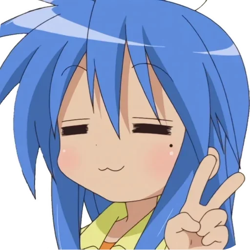 👄 Стикер «Lucky Star Konata» для Telegram
