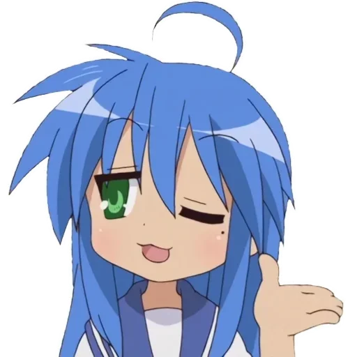 👄 Стикер «Lucky Star Konata» для Telegram