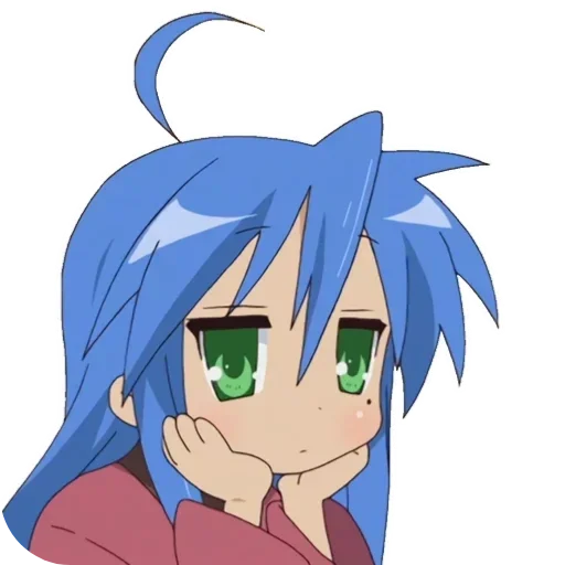 👍 Стикер «Lucky Star Konata» для Telegram