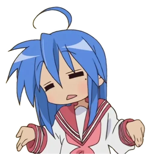 👄 Стикер «Lucky Star Konata» для Telegram