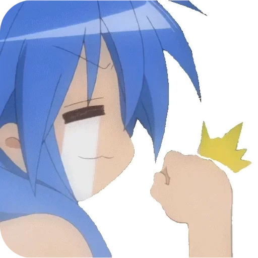 👄 Стикер «Lucky Star Konata» для Telegram