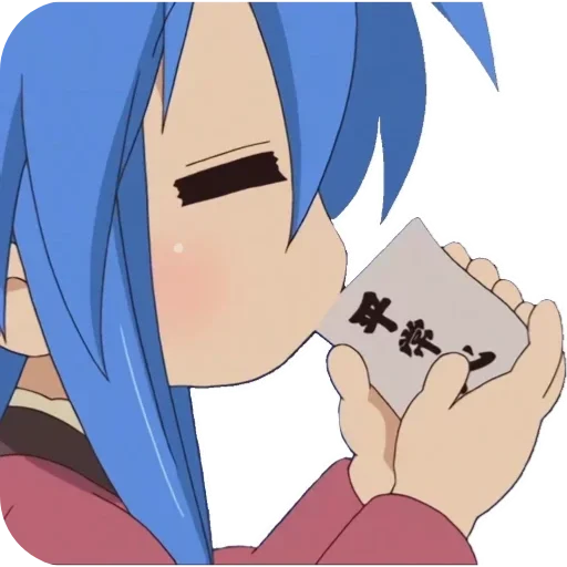 👄 Стикер «Lucky Star Konata» для Telegram