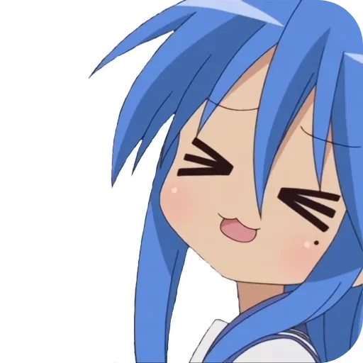 👄 Стикер «Lucky Star Konata» для Telegram