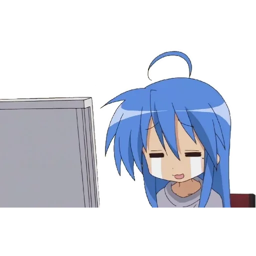 👄 Стикер «Lucky Star Konata» для Telegram