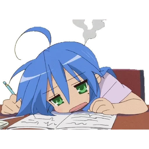 👄 Стикер «Lucky Star Konata» для Telegram
