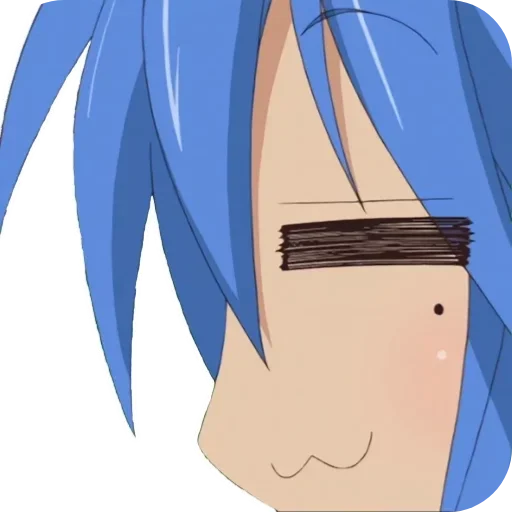 👄 Стикер «Lucky Star Konata» для Telegram