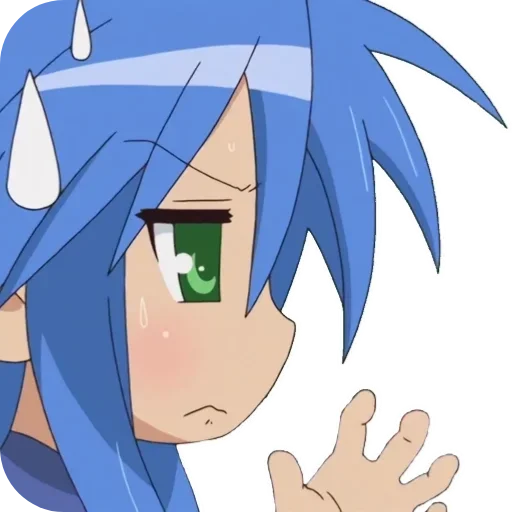 👄 Стикер «Lucky Star Konata» для Telegram