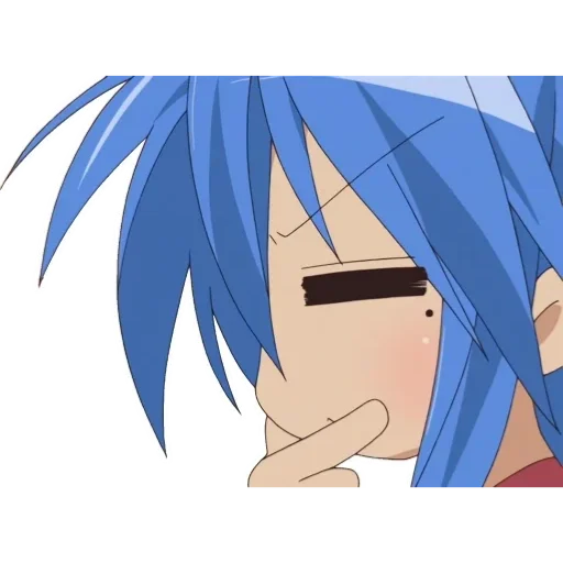 👄 Стикер «Lucky Star Konata» для Telegram