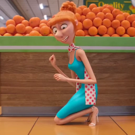 🍊 Стикер «Lucy Wilde» для Telegram