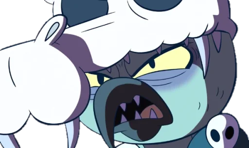 😠 Стикер «Ludo Star vs the Forces of Evil» для Telegram