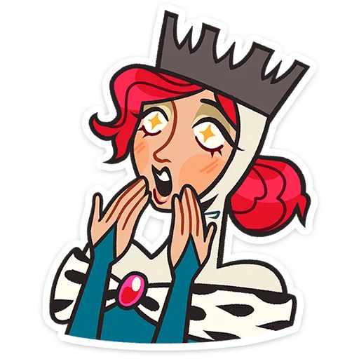 🤨 Стикер «Королева Людовика» для Telegram