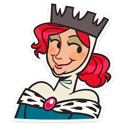 😏 Стикер «Королева Людовика» для Telegram