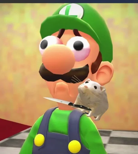 😨 Стикер «Луиджи» для Telegram